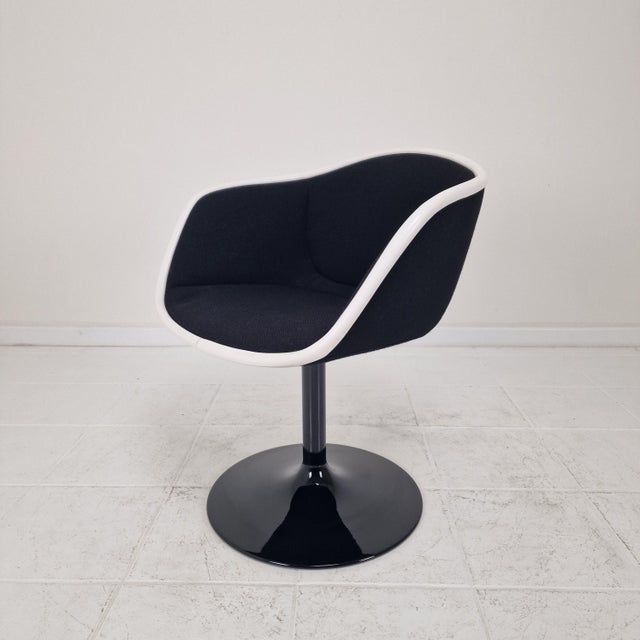 1970s Vintage Dutch F8800 Swivel Lounge Chair by Pierre Paulin for Artifort, 1970s For Sale - Image 5 of 12