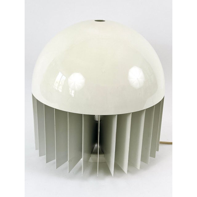 Cream Mid-Century Modern Table Lamp by Giancarlo Mattioli for Sirrah, Italy, 1969 For Sale - Image 8 of 18