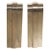 Metal Modernist Curved Nickel and Brass Andirons - a Pair For Sale - Image 7 of 7