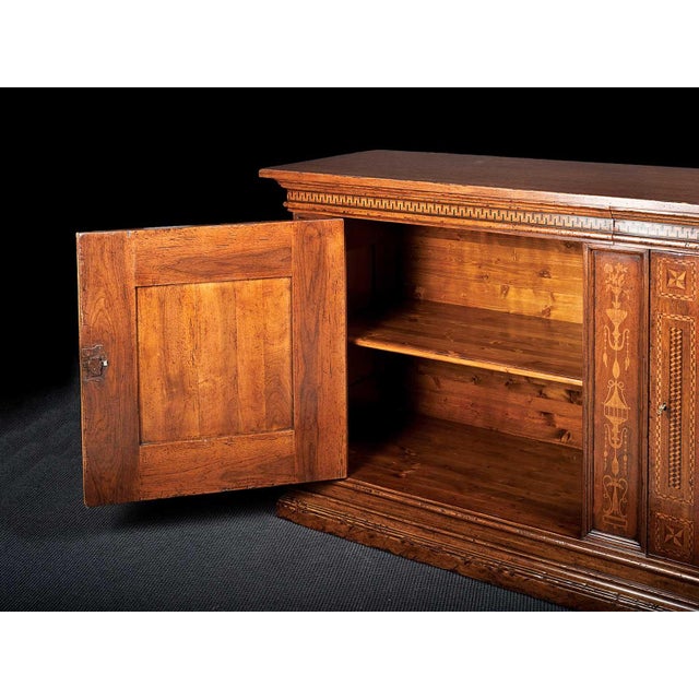 Renaissance Italian Renaissance Style Carved Walnut Sideboard For Sale - Image 3 of 4