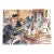 1950s Ivy Attwell Ship's Lounge Watercolor For Sale