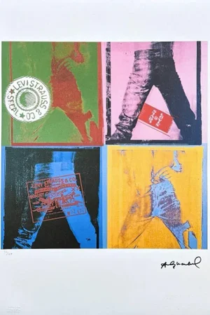 After Andy Warhol, Levis, 1980s, Lithograph