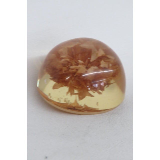 This delightful small Paper Weight is made of a resin-like material. This gorgeous vintage piece features a classically...