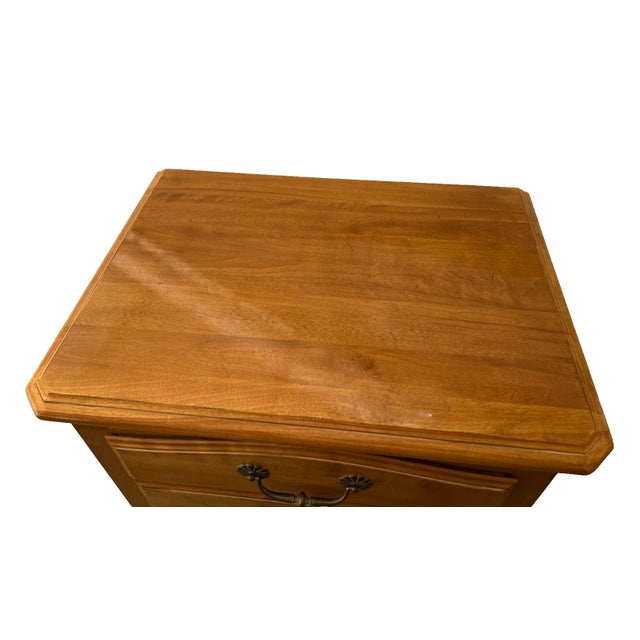 Vintage Ethan Allen Lingerie Dresser French Country Seven Drawers Solid Maple For Sale In Palm Springs - Image 6 of 11