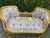 Pink 1970s French Louis XVI Gilt Beech Pink Damask Settee - 1Pc For Sale - Image 8 of 17