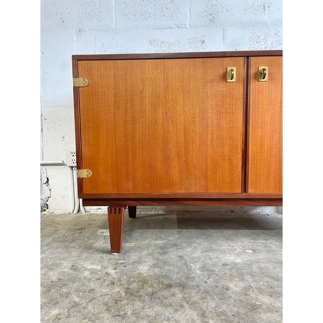 Wood Danish Modern Sideboard or Console by Peter Lovig Nielsen For Sale - Image 7 of 9