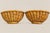 Chinoiserie Large Vintage Palm Beach Coastal Chinoiserie Faux Bamboo Wall Shelves Brackets Sconces- A Pair For Sale - Image 3 of 7