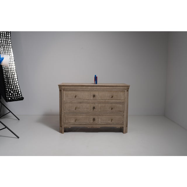 Neoclassical 19th Century Provençal Oak Chest of Drawers For Sale - Image 3 of 18