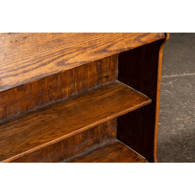 Brown Early 20th Century Oak Drop-Front Secretary Desk For Sale - Image 8 of 10