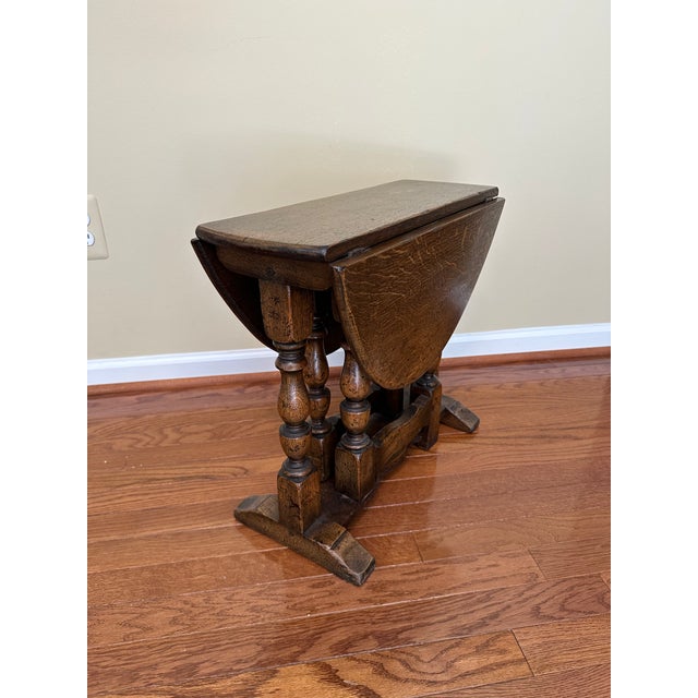 18th Century 18th Century English Gateleg Side Table For Sale - Image 5 of 5