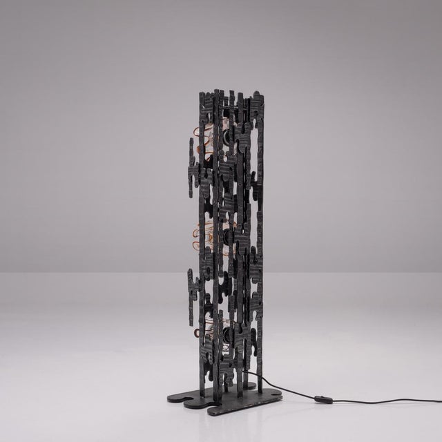 Brutalist Sculptural Floor Lamp, 1970s For Sale - Image 3 of 10
