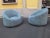 Set of Vintage Tub Chairs in Light Blue Bouclé Fabric, 2000s For Sale - Image 9 of 13
