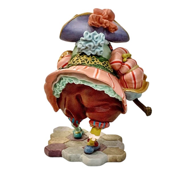 Figurative Tweedledee Collectible Porcelain Figurine by James Christiansen For Sale - Image 3 of 6