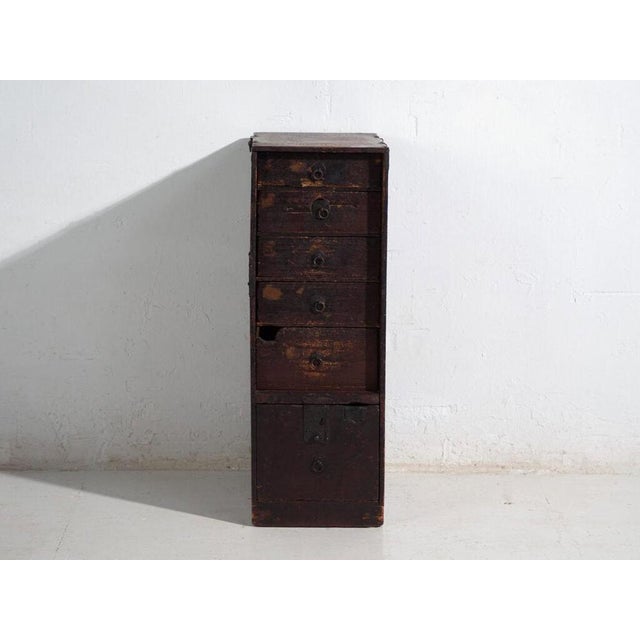 Antique Japanese Filing Cabinet For Sale - Image 6 of 14