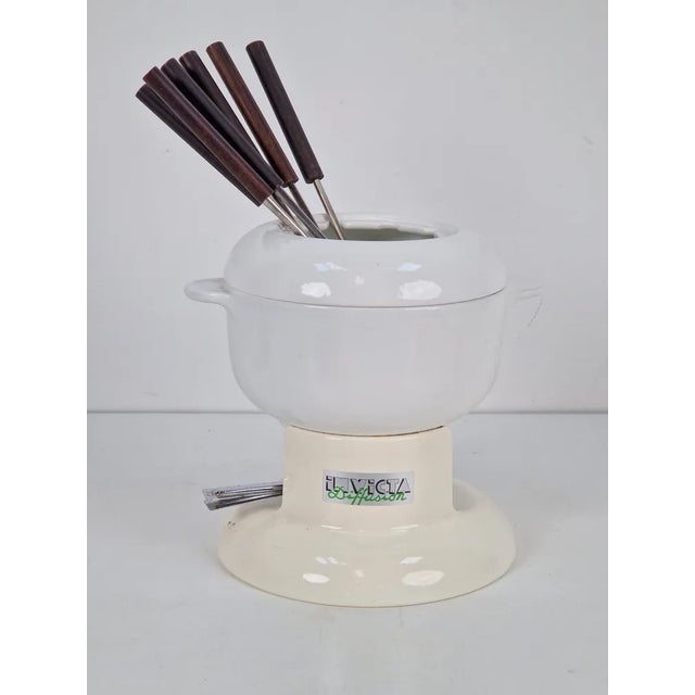 Vintage Invicta Diffusion Fondue Set, Italy, 1970s, Set of 8 For Sale - Image 11 of 11