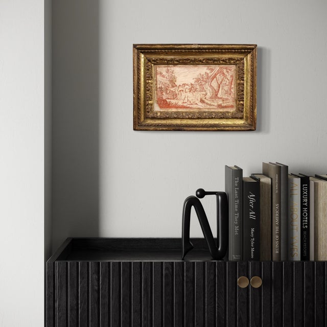 Sayter, Good Samaritan, 1749, Scagliola Panel on Slate For Sale - Image 13 of 16