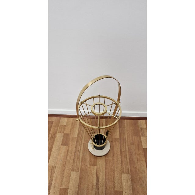 Brass Umbrella Stand, 1960s For Sale - Image 4 of 7