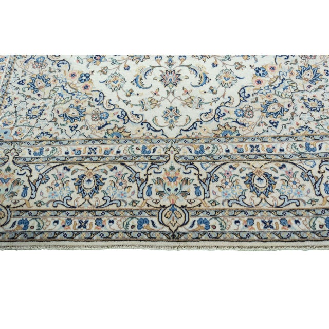 Cream Middle Eastern Floor Rug For Sale - Image 8 of 13