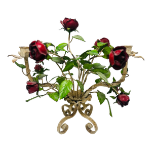 Vintage Tole Candelabra