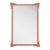 Fleur Home Garden District Napoleon Rectangle Mirror in Red Earth, 24x36 For Sale