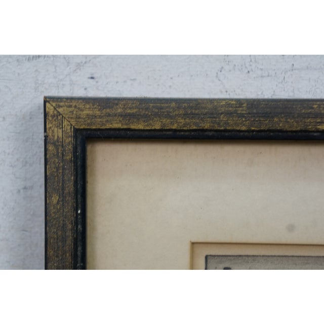 Wood Mid 20th Century 4 Elizabeth O'Neill Verner Charleston Sc Architectural Cityscape Etchings Framed For Sale - Image 7 of 14