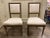 Linen Early 20th Century Antique Italian Accent Chairs - Pair For Sale - Image 8 of 8