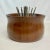 Offering a very deep Nut Bowl Set crafted from Missouri Walnut. This is a vintage piece from the 1970s and features a...