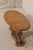 Wood Italian Mid 19th Century Giltwood Oval Coffee Table With Faux Marble Top For Sale - Image 7 of 10