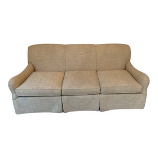 Lee Industries Cream Sofa For Sale