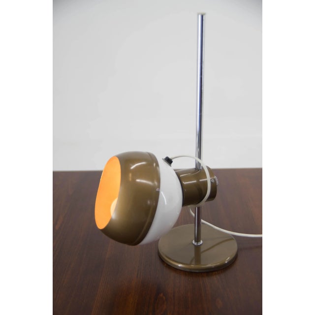 Adjustable Magnetic Table Lamp from Drukov, 1970s For Sale - Image 3 of 7