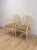 Contemporary Pair of Vintage Fairfield Cane Back Chairs French Provincial Regency Accent For Sale - Image 3 of 12