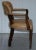 Wood Brown Leather Court Office Dining Chair from House of Chesterfield For Sale - Image 7 of 18
