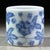 Blue & White Porcelain Thumb Ring With Floral Motif For Sale - Image 4 of 9