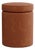Tobacco Aurora Ottoman by Ceraudo For Sale
