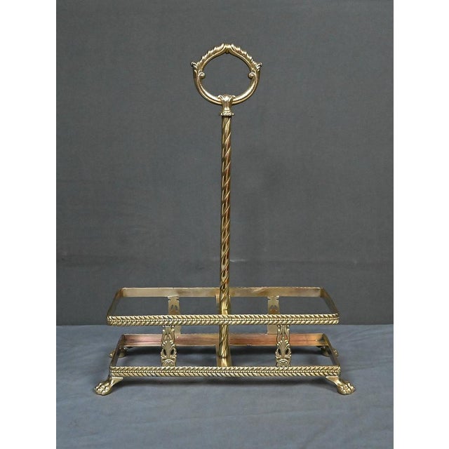 Bronze and Crystal Liquor Cabinet, Late 19th Century, Set of 3 For Sale - Image 10 of 18