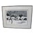 Kiyoshi Saito Japanese Black & White Signed Woodblock Print Aizu in Winter Snow For Sale