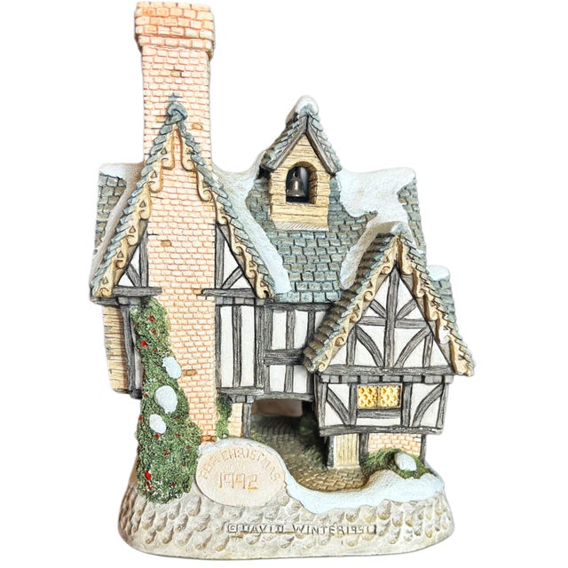 Complete David Winter Christmas Snow Cottage Collection (1984–1995) W/ Boxes & Certificates For Sale - Image 13 of 17