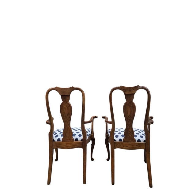 White Vintage Queen Anne Style Dining Chairs by Century Chair Co. – Set of 6 For Sale - Image 8 of 12
