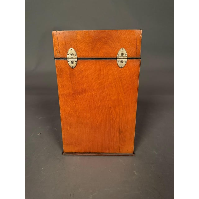 18th Century English Satinwood Document Box With Exotic Wood & Silver Inlay, Circa 1780 For Sale - Image 12 of 18