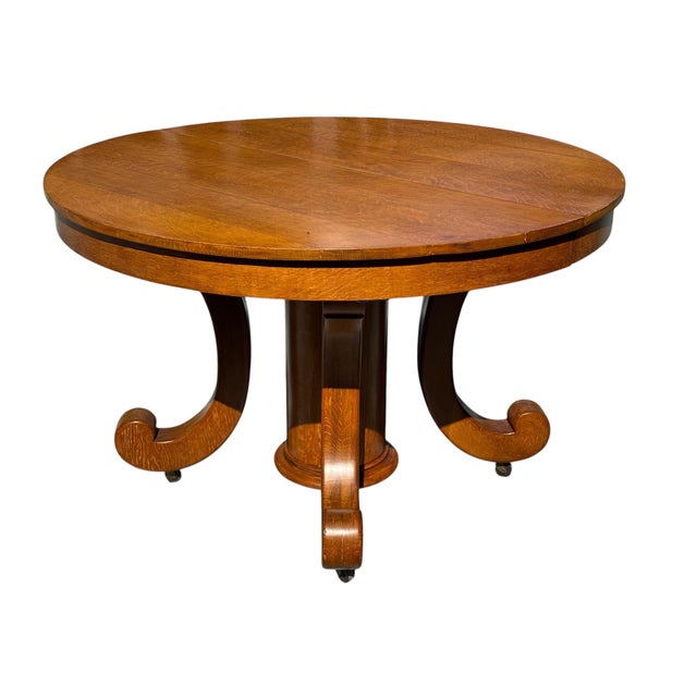 Early 20thC American Empire Dining Table For Sale - Image 4 of 9