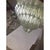 Silver Murano Glass Chandelier with Quadriedro by Simoeng For Sale - Image 8 of 10