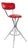 Diner Bar Stool in Faux Leather For Sale