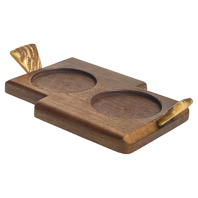 Art Deco Wooden Coaster, France, 1940s For Sale