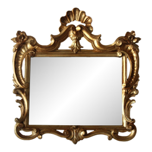 Italian Rococo Style Gilt Molded Wall Mirror