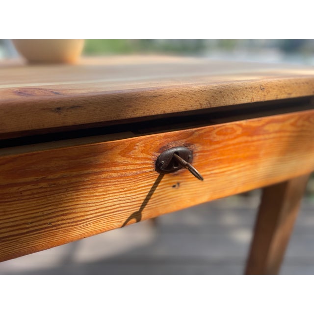 Antique Table in Fir, 1890s For Sale - Image 9 of 18