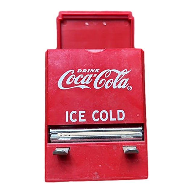 Vintage Coca-Cola “Ice Cold” Toothpick Dispenser, 1995 Coca-Cola Company For Sale