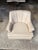Vintage 1950s Midcentury Modern Pontiac Chair Co for Montgomery Ward White Swivel Rocking Chair For Sale In Baltimore - Image 6 of 12