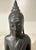 Early Ayutthaya Bronze Seated Buddha, Flame Finial, Original Gilding Traces, 15th Century Thailand For Sale - Image 3 of 8