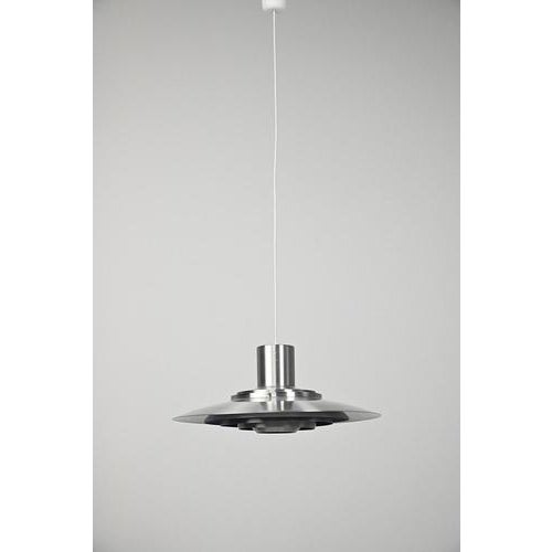 Fabricius & kastholm lamp for nordisk solar compani, model no. P376 kf1. This beautiful danish vintage lamp is purple...