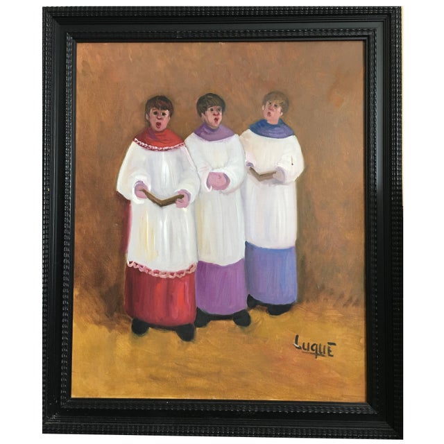 Choirboys Singing in Altar by Luque, Spain For Sale - Image 4 of 4